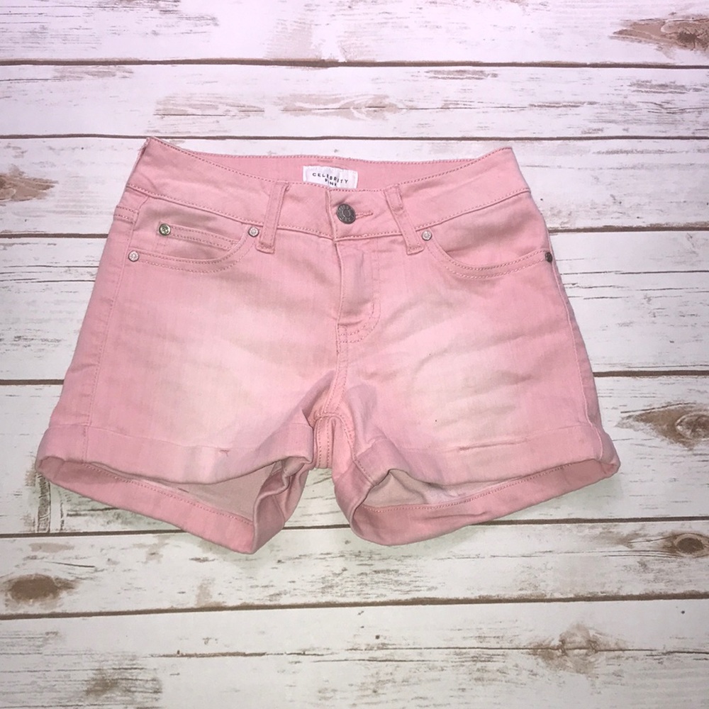 Celebrity pink shorts pink super light size 0 NWOT